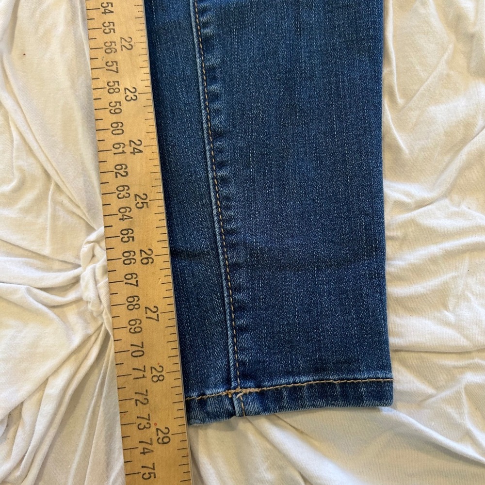 Jessica Simpson Kiss Me Super Skinny Jeans Dark Wash Blue Stretch Size‎ 26 - Picture 9 of 10